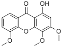 CAS 登录号：20848-59-3， 1-羟基-3,4,7-三甲氧基-9H-氧杂蒽-9-酮