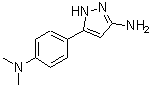 CAS 登录号：208519-11-3， 5-[4-(二甲基氨基)苯基]-1H-吡唑-3-胺