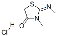 CAS 登录号：2087-56-1， 3-甲基-2-甲基亚胺-1,3-噻唑烷-4-酮盐酸盐