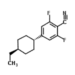 CAS 登录号：208844-07-9， 4-(4-乙基环己基)-2,6-二氟-苯甲腈