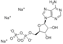 CAS 登录号：2092-65-1， [5-(6-氨基嘌呤-9-基)-3,4-二羟基四氢呋喃-2-基]甲基膦酰磷酸氢酯