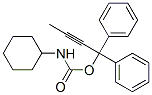 CAS 登录号：20930-10-3， N-环己基氨基甲酸 1,1-二苯基-2-丁炔基酯