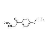 CAS 登录号：209527-30-0， N-[2-(4-乙氧基苯基)-2-氧代乙基]甲酰胺