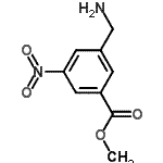 CAS 登录号：209604-82-0， 甲基3-(氨基甲基)-5-硝基-苯甲酸酯
