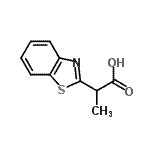 CAS#: 209742-72-3, 2-(1,3-Benzothiazol-2-Yl)Propanoic Acid