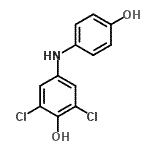 CAS 登录号：2099-87-8， 2,6-二氯-4-[(4-羟基苯基)氨基]苯酚