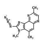 CAS 登录号：210100-58-6， 2-叠氮基-3,4,8-三甲基-3H-咪唑并[4,5-f]喹喔啉