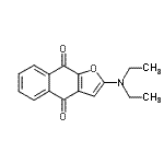 CAS 登录号：210117-63-8， 2-(二乙基氨基)萘并[2,3-b]呋喃-4,9-二酮