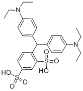 CAS#: 21016-37-5, 4-[Bis[4-(Diethylamino)Phenyl]Methyl]Benzene-1,3-Disulphonic Acid
