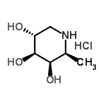 CAS#: 210174-73-5, (2S,3R,4S,5R)-2-Methyl-3,4,5-Piperidinetriol Hydrochloride (1:1)