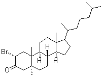 CAS#: 2102-31-0, (2alpha,5alpha,8xi,9xi,10xi,13xi,14xi,17xi,20xi)-2-Bromo-5-Methylcholestan-3-One