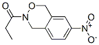 CAS 登录号：21038-11-9， 3,4-二氢-7-硝基-3-(1-氧代丙基)-1H-2,3-苯并恶嗪