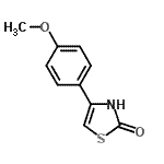 CAS 登录号：2104-03-2， 4-(4-甲氧基苯基)-1,3-噻唑-2(3H)-酮