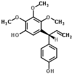 CAS#: 21044-87-1, 5-[(1R)-1-(4-Hydroxyphenyl)-2-Propen-1-Yl]-2,3,4-Trimethoxyphenol