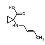 CAS 登录号：210576-48-0， 1-[(2E)-2-丁烯-1-基氨基]环丙烷羧酸
