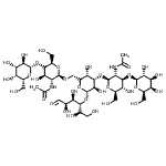 CAS 登录号：210647-98-6， beta-D-吡喃半乳糖基-(1->4)-2-乙酰氨基-2-脱氧-beta-D-吡喃半乳糖基-(1->6)-[beta-D-吡喃半乳糖基-(1->3)-2-乙酰氨基-2-脱氧-beta-D-吡喃葡萄糖基-(1->3)]-alpha-L-阿卓吡喃糖基-(1->4)-D-葡萄糖