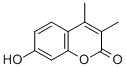 CAS 登录号：2107-78-0， 7-羟基-3,4-二甲基-2H-1-苯并吡喃-2-酮