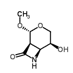 CAS 登录号：211182-78-4， (1R,2R,5S,6S)-5-羟基-2-甲氧基-3-氧杂-7-氮杂双环[4.2.0]辛烷-8-酮