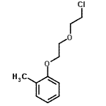 CAS 登录号：21120-80-9， 1-[2-(2-氯乙氧基)乙氧基]-2-甲基苯