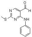 CAS 登录号：211245-56-6， 4-苯胺基-2-(甲硫基)-5-嘧啶甲醛