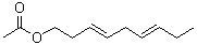 CAS 登录号：211323-05-6， (3E,6E)-3,6-壬二烯-1-基乙酸酯