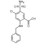 CAS#: 2114-68-3, 2-(Benzylamino)-4-Chloro-5-Sulfamoylbenzoic Acid