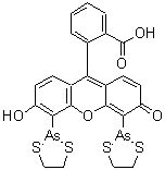 CAS#: 212118-77-9, 2-[4,5-Di(1,3,2-Dithiarsolan-2-Yl)-6-Hydroxy-3-Oxo-3H-Xanthen-9-Yl]Benzoic Acid