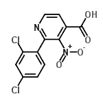 CAS#: 212139-07-6, 2-(2,4-Dichlorophenyl)-3-Nitroisonicotinic Acid