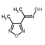 CAS 登录号：212254-68-7， (1E)-N-羟基-1-(4-甲基-1,2,5-恶二唑-3-基)乙烷亚胺