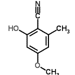 CAS 登录号：212609-27-3， 2-羟基-4-甲氧基-6-甲基苯甲腈