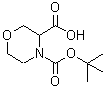 CAS 登录号：212650-45-8， 4-{[(2-甲基-2-丙基)氧基]羰基}-3-吗啉羧酸