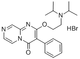 CAS 登录号：21271-23-8， 2-(2-二异丙基氨基乙氧基)-3-苯基-4H-吡嗪并(1,2-a)嘧啶-4-酮氢溴酸盐