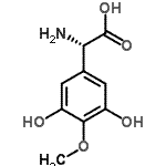 CAS 登录号：212758-02-6， (2S)-氨基(3,5-二羟基-4-甲氧基苯基)乙酸