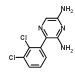 CAS 登录号：212778-83-1， 3-(2,3-二氯苯基)-2,6-吡嗪二胺
