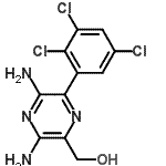 CAS 登录号：212779-15-2， [3,5-二氨基-6-(2,3,5-三氯苯基)-2-吡嗪基]甲醇