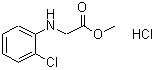 CAS 登录号：213018-92-9， N-(2-氯苯基)甘氨酸甲酯盐酸盐(1:1)
