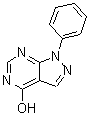 CAS 登录号：21314-17-0， 1-苯基-1H-吡唑并[3,4-d]嘧啶-4-醇