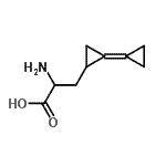 CAS#: 213198-57-3, 3-[1,1'-Bi(cyclopropyliden)-2-yl]alanine