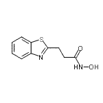 CAS#: 21344-60-5, 3-(1,3-Benzothiazol-2-Yl)-N-Hydroxypropanamide