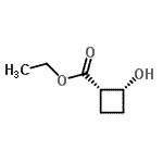 CAS 登录号：213478-58-1， 乙基(1S,2R)-2-羟基环丁烷羧酸酯