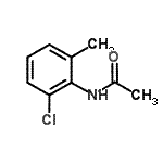 CAS 登录号：21352-09-0， N-(2-氯-6-甲基苯基)乙酰胺
