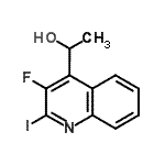 CAS#: 213772-79-3, 1-(3-Fluoro-2-Iodo-4-Quinolinyl)Ethanol
