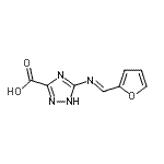 CAS#: 213842-62-7, 3-[(E)-(2-Furylmethylene)Amino]-1H-1,2,4-Triazole-5-Carboxylic Acid