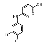 CAS 登录号：21395-61-9， (2Z)-4-[(3,4-二氯苯基)氨基]-4-氧代-2-丁烯酸
