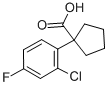 CAS 登录号：214263-01-1， 1-(2-氯-4-氟苯基)环戊烷羧酸