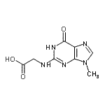 CAS 登录号：214285-37-7， N-(9-甲基-6-氧代-6,9-二氢-1H-嘌呤-2-基)甘氨酸