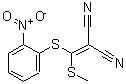 CAS 登录号：214330-81-1， {(甲硫基)[(2-硝基苯基)硫基]亚甲基}丙二腈
