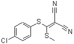 CAS 登录号：214330-88-8， {[(4-氯苯基)硫基](甲硫基)亚甲基}丙二腈