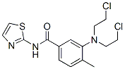 CAS#: 21447-40-5, 3-[Bis(2-Chloroethyl)Amino]-4-Methyl-N-(2-Thiazolyl)Benzamide