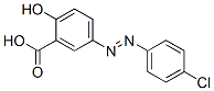 CAS 登录号：21461-12-1， 5-[(4-氯苯基)偶氮]水杨酸